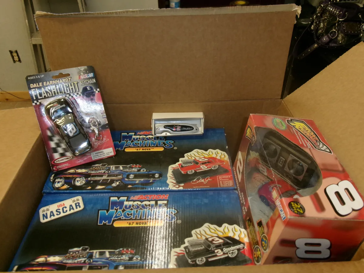 NASCAR Family Legacy Memorabilia Lot - Earnhardt Sr & Jr Collection