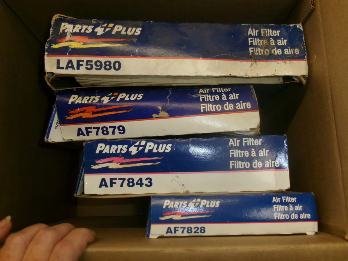 Parts Plus Engine Air Filters Lot - LAF5980, AF7879, AF7843, AF7828 (4 Pcs)